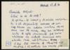 Carta de Isaac Montero a Miguel Delibes Setién.