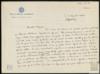 Carta de Fernando Lázaro Carreter a Miguel Delibes Setién.