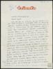 Carta de Bernardo Arrizabalaga a Miguel Delibes Setién.