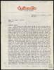 Carta de José María Moreno Galván a Miguel Delibes Setién, sobre visita a Sedano (Burgos) con Dan...