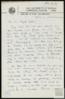 Carta de Alfonso Rey a Miguel Delibes Setién, sobre su tesis.