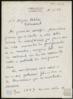 Carta de Vicente Aleixandre a Miguel Delibes Setién, sobre la satisfacción de poder suscribir la ...