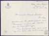 Carta de Dámaso Alonso a Miguel Delibes Setién, agradeciéndole la participación en el homenaje im...