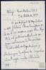Carta de Jorge Guillén a Miguel Delibes Setién, sobre los actos en honor del primero.