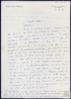 Carta de Pedro Laín Entralgo a Miguel Delibes Setién, sobre su relación con Francisco Umbral.