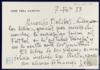 Carta de José Vela Zanetti a Miguel Delibes Setién.