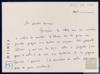 Carta de Manuel Álvar a Miguel Delibes Setién, agradeciendo el envío de libros.