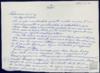 Carta de Ernesto Eguía a Miguel Delibes Setién, sobre su relación con María Pilar.