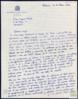 Carta de Eduardo Garrigues a Miguel Delibes Setién.