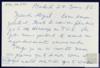 Carta de Francisco Rabal a Miguel Delibes Setién.