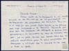 Carta de José Ramón Delibes Setién a Miguel Delibes Setién.