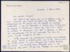 Carta de Francisco León Jiménez a Miguel Delibes Setién.