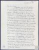 Carta de Agnes Gullón a Miguel Delibes Setién, la imposibilidad de dar una charla en el instituto.