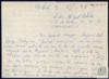 Carta de Francisco Rabal a Miguel Delibes Setién.
