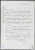 Carta de Agnes Gullón a Miguel Delibes Setién.