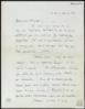 Carta de Agnes Gullón a Miguel Delibes Setién.