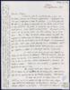 Carta de Agnes Gullón a Miguel Delibes Setién, agradeciendo su sinceridad en sus cartas.