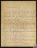 Carta de José Ramón de Setién Echánove a Manuel Echánove Arcocha, sobre asuntos familiares.