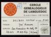 Carta de José Ramón Delibes Setién al Presidente del Cercle Généalogique du Languedoc (Francia), ...