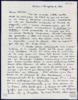 Carta de Ignacio Soldevilla a Miguel Delibes Setién, felicitándole por el Premio Miguel de Cervan...