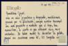 Carta de Encarna Castejón a Miguel Delibes Setién, agradeciendo la felicitación por la concesión ...