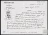 Carta de Gérard Delibes a Miguel Delibes Setién, sobre el origen del apellido Delibes.
