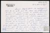 Carta de Emilio Lorenzo a Miguel Delibes Setién.