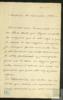 Carta de José Ramón de Setién Echánove a Manuel Echánove Arcocha, sobre asuntos familiares.