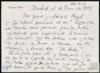 Carta de Francisco Rabal a Miguel Delibes Setién, elogiando el libro "He dicho".
