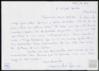 Carta de María Rosa Garriga a Miguel Delibes Setién.