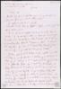 Carta de María Latorre a Miguel Delibes Setién, reflexionando sobre salud, dinero y amor.