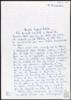 Carta de Mercedes Allendesalazar a Miguel Delibes Setién, elogiando "El hereje".