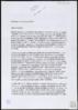 Carta de Milena Busquets a Miguel Delibes Setién.