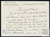 Carta de José Sámano a Miguel Delibes Setién.