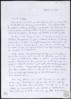 Carta de Silvia a Miguel Delibes Setién, sobre su admiración y ánimo.