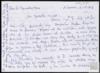 Carta de Rosa María González Dans a Miguel Delibes Setién, reflexionando sobre distintos asuntos ...