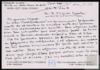 Carta de María José Vidal Errasti a Miguel Delibes Setién.
