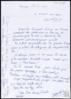 Carta de Maribel Rodicio a Miguel Delibes Setién, felicitándole por su reconocimiento como escrit...