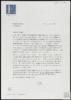 Carta de Esther Tusquets a Miguel Delibes Setién, agradecida por la colaboración en la editorial ...