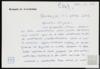 Carta de Bernardo de Arrizabalaga a Miguel Delibes Setién.