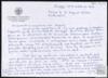 Carta de María Antonia Martín a Miguel Delibes Setién, sobre envío de un trabajo de la novela &qu...