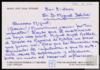 Carta de María José Vidal Errasti a Miguel Delibes Setién, agradecida por el esfuerzo para respon...