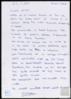 Carta de Andrea Luca de Tena Delibes a Miguel Delibes Setién, sobre sus experiencias en el campo ...