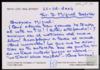 Carta de María José Vidal Errasti a Miguel Delibes Setién.