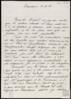Carta de Teresa a Miguel Delibes Setién, sobre el envío de un libro conmemorativo del 100º aniver...