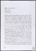 Carta de Javier Goñi a Miguel Delibes Setién, solicitándole su colaboración para un libro conmemo...