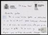 Carta de Miguel Delibes de Castro a su padre Miguel Delibes Setién, sobre la cita o frase introdu...