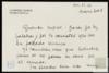 Carta de Rosario Bofill a Miguel Delibes Setién, agradeciendo sus palabras tras la muerte de Lore...