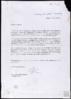Carta del departamento de prensa de Alfaguara a Miguel Delibes Setién, enviando el libro "Ma...