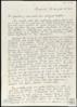Carta de Ana María Tormo Delgado a Miguel Delibes Setién, sobre la correspondencia de su padre, V...